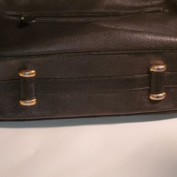 💢Jane August black leather & suede crossbody bag - Picture 6 of 8